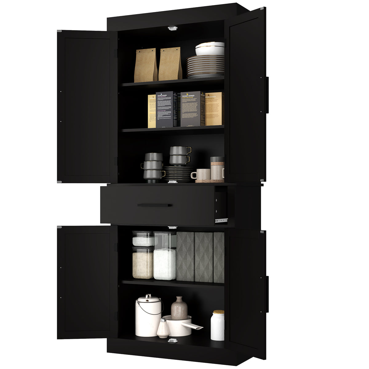 Armoire de cuisine style fermette