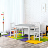Ensemble table et chaises pour enfants en bois — Lot de 4