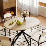 Table à manger extensible industrielle