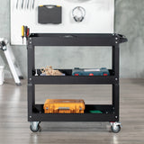 Chariot d'outils roulant 3 étages capacité 330 lb