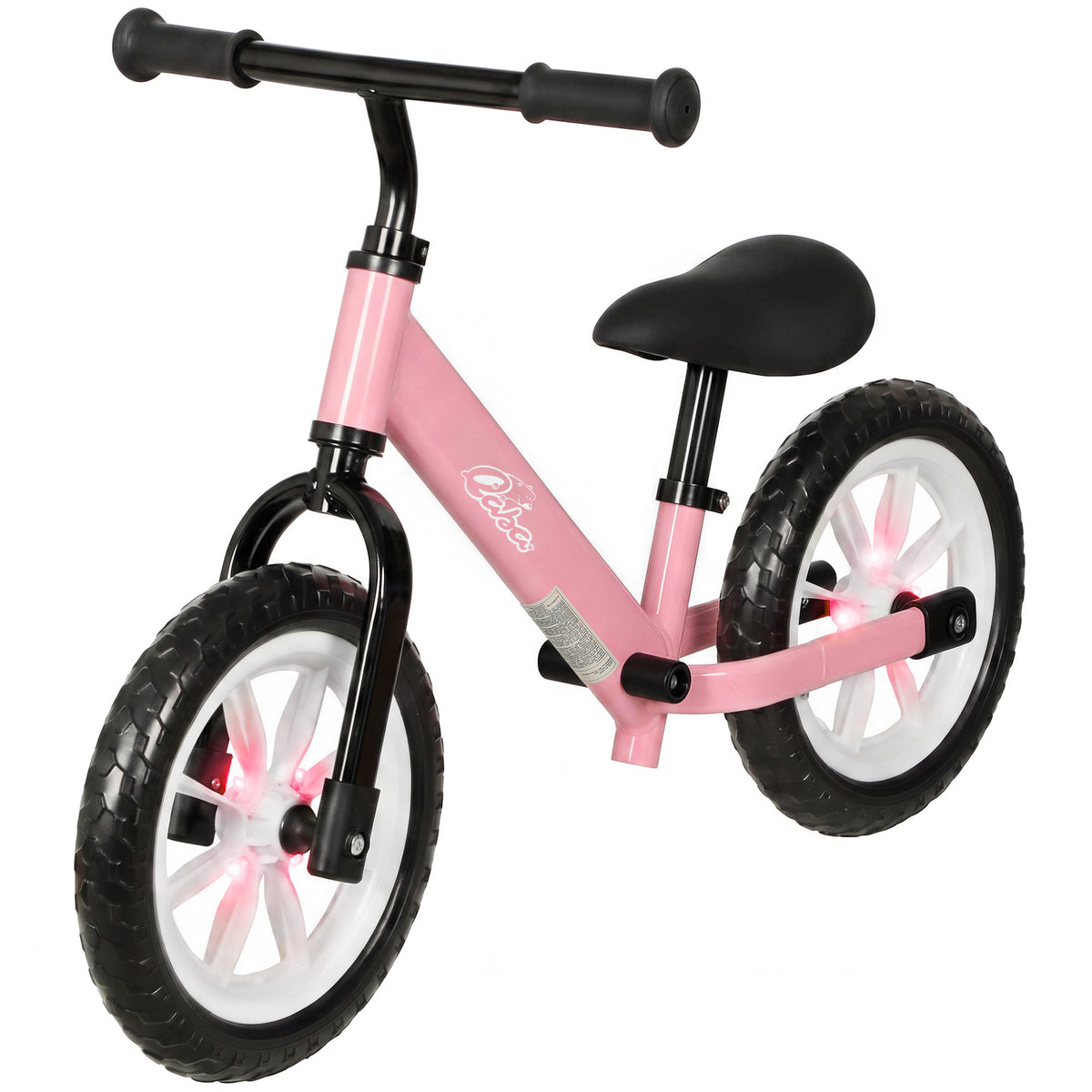 Vélo d'équilibre pour tout-petits avec roues lumineuses