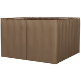 Rideaux de gazebo de remplacement 10' x 12'
