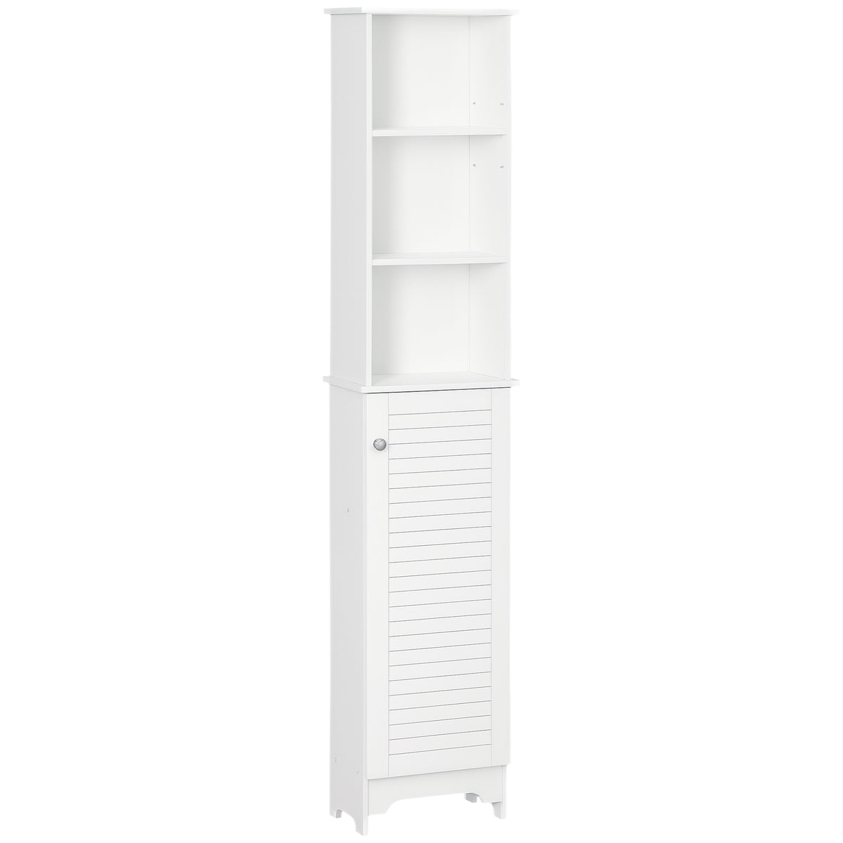 Meuble colonne de rangement pour salle de bains étroit