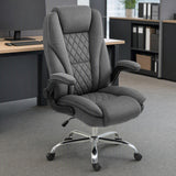 Chaise de bureau ergonomique en velours capitonné