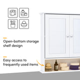 Armoire miroir murale salle bain portes doubles