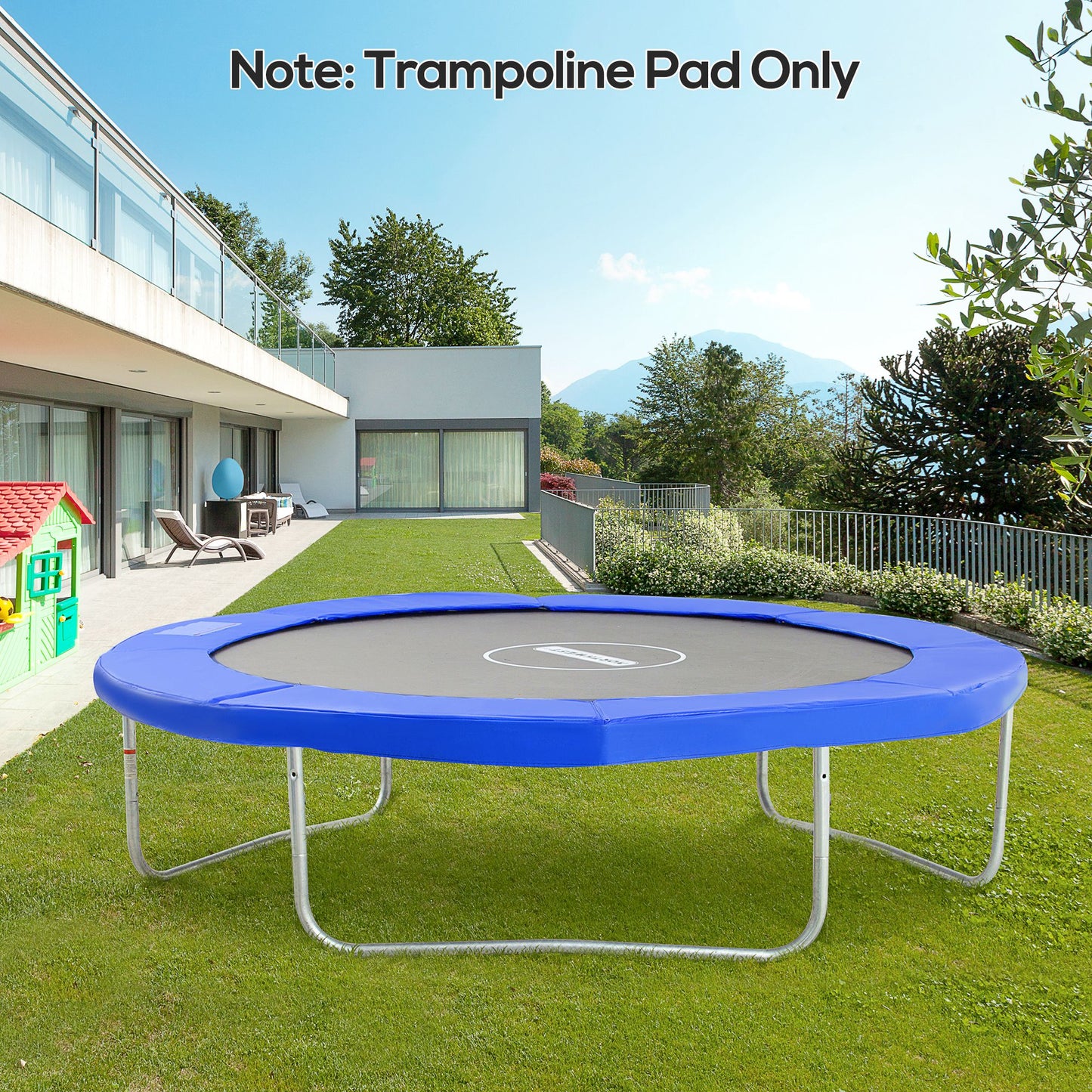 Coussin de sécurité trampoline rond 8 pi