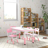 Ensemble table et chaises pour enfants ajustable — Lot de 5