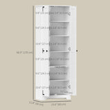Armoire-garde-manger rustique 6 niveaux 2 portes
