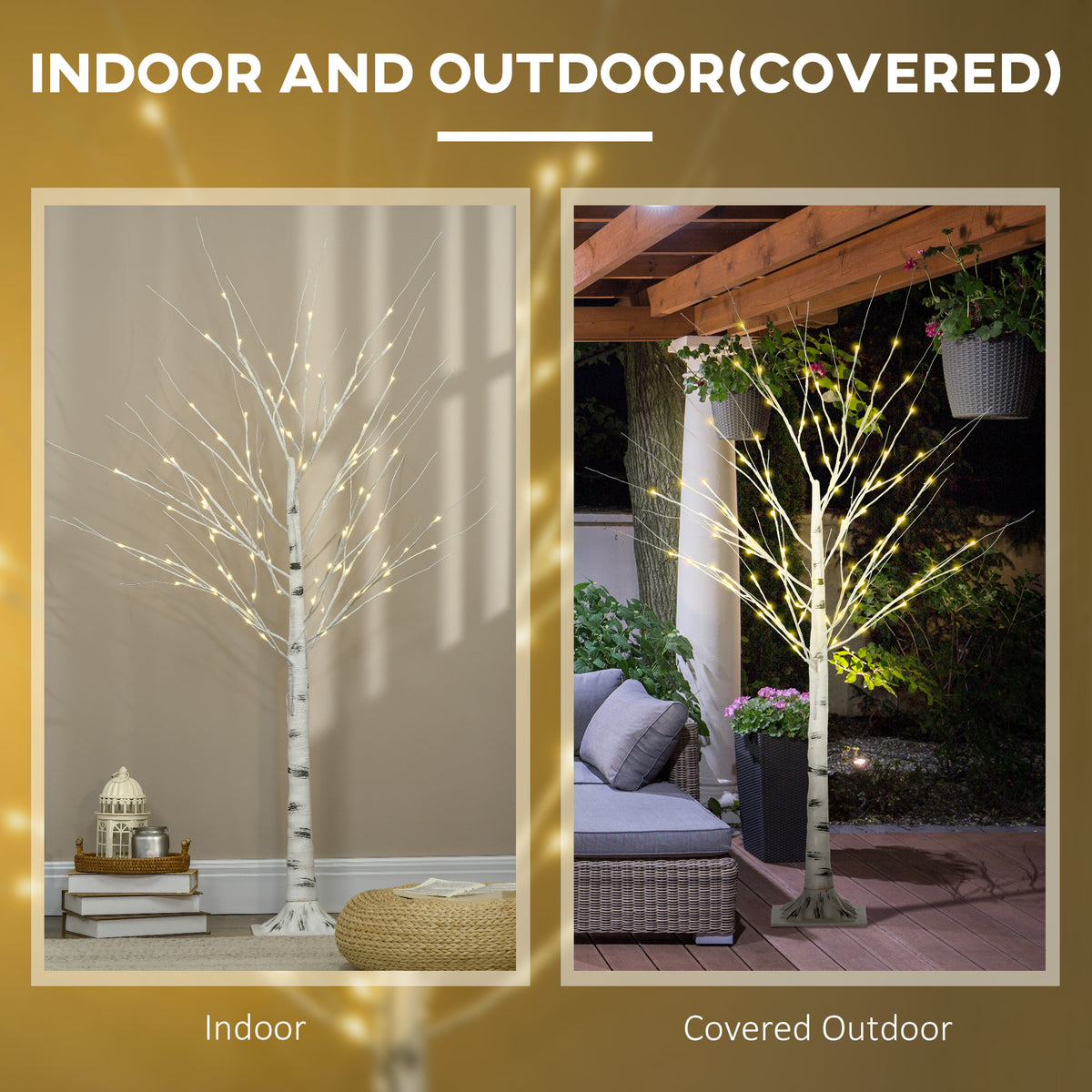 Sapin lumineux 150cm 58 DEL modes ajustables