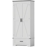 Armoire-garde-manger style farmhouse avec tiroir