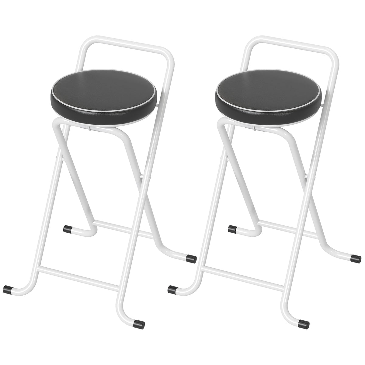 Ensemble tabourets bar pliables – confortables et compacts