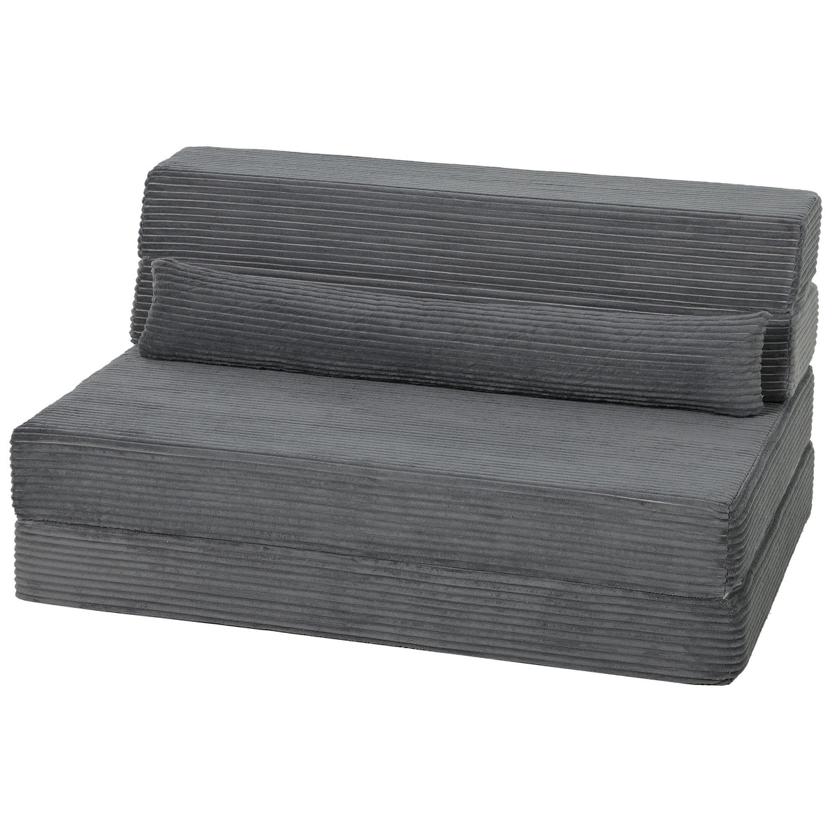 Fauteuil de sol convertible quatre positions — gris