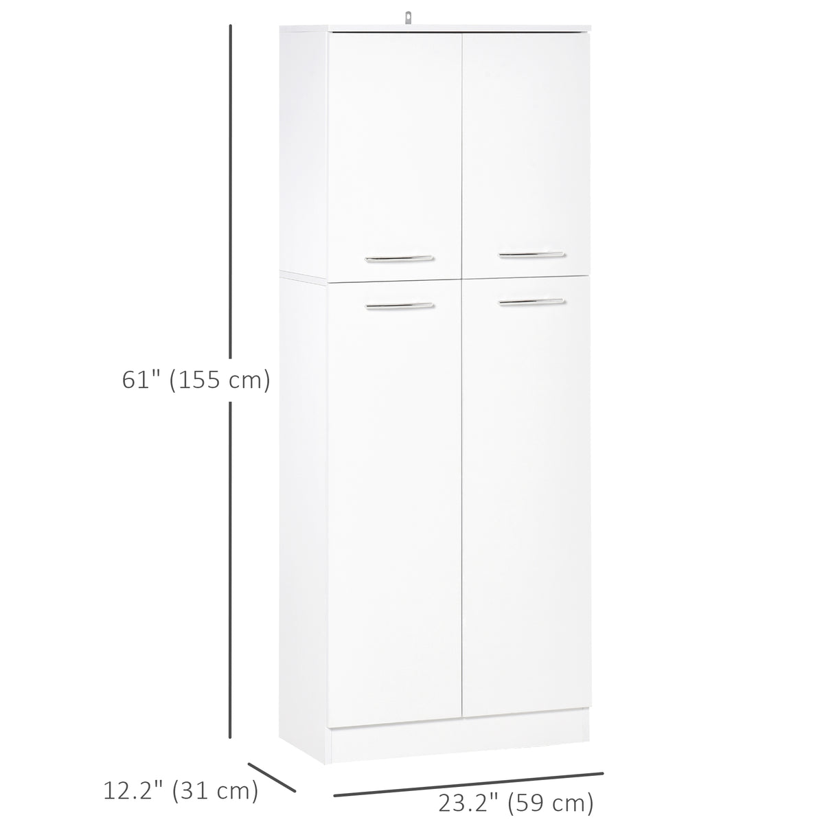 Armoire de cuisine garde-manger autoportante