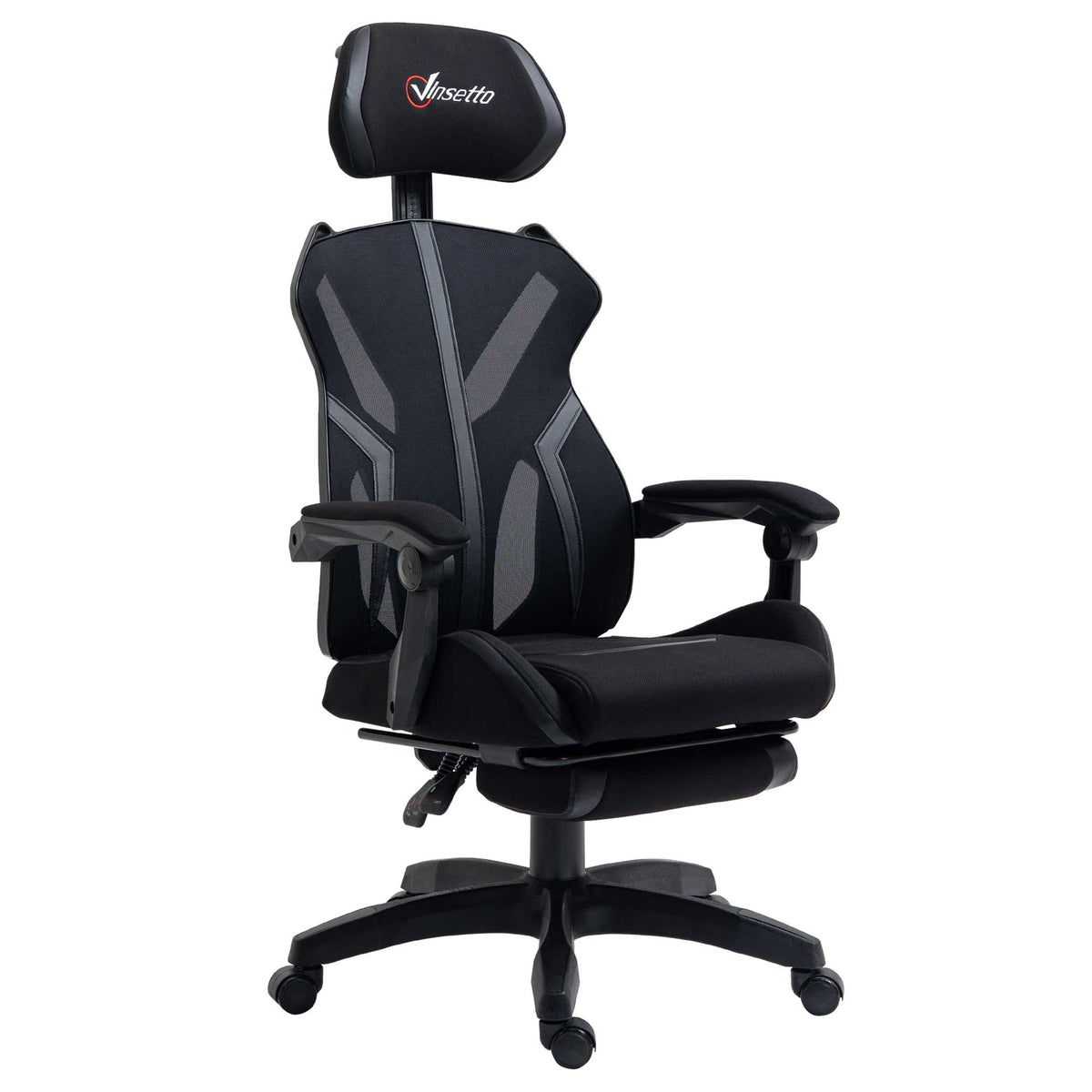 Chaise de jeux ergonomique avec repose-pieds