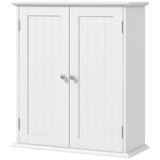 Armoire murale salle de bain 2 portes tablette ajustable