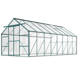 5x2.5m Aluminum Polycarbonate Greenhouse with Sliding Door