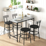 Ensemble de table de bar industriel — Lot de 5