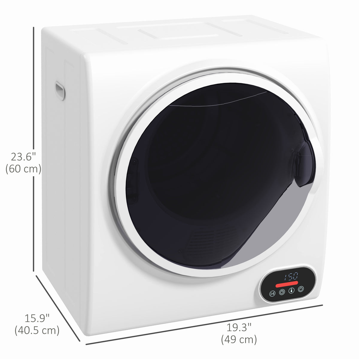Sécheuse portable compacte 1,5 pi³ — Intelligente