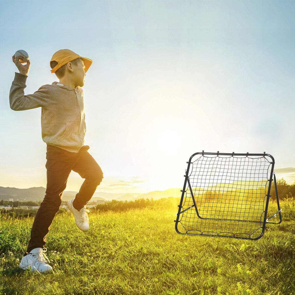 Filet de retour multi-sports réglable et pliable