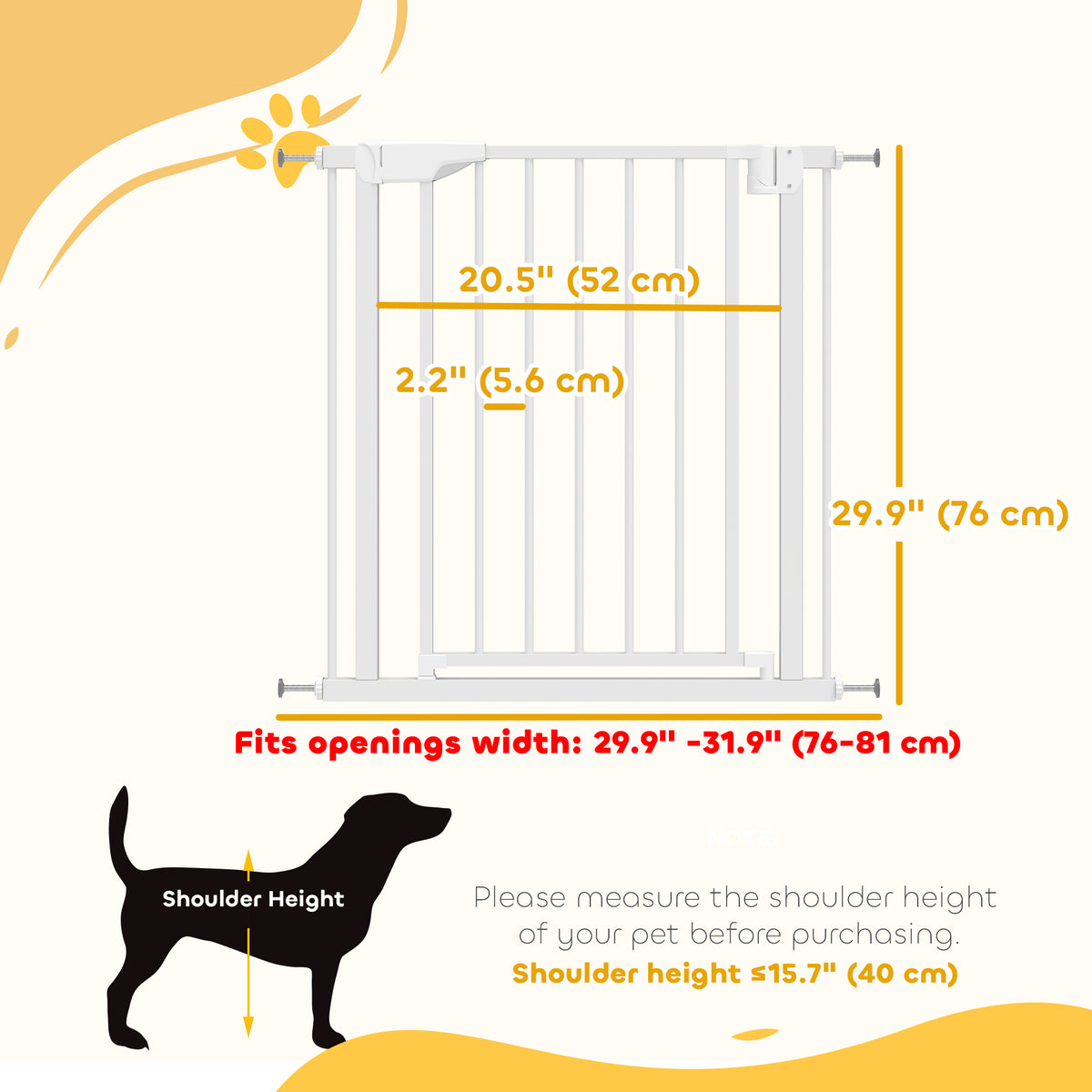 Barrière de sécurité pour bébé et animaux