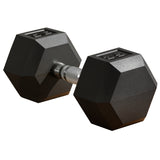 Haltère hexagonal en caoutchouc 35 lb