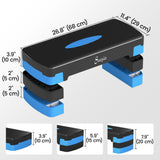 Plateforme de step aérobique réglable 3 hauteurs