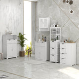 Meuble de rangement pour salle de bain à deux tiroirs