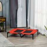 Lit surélevé pour chiens XL 91 x 76 cm