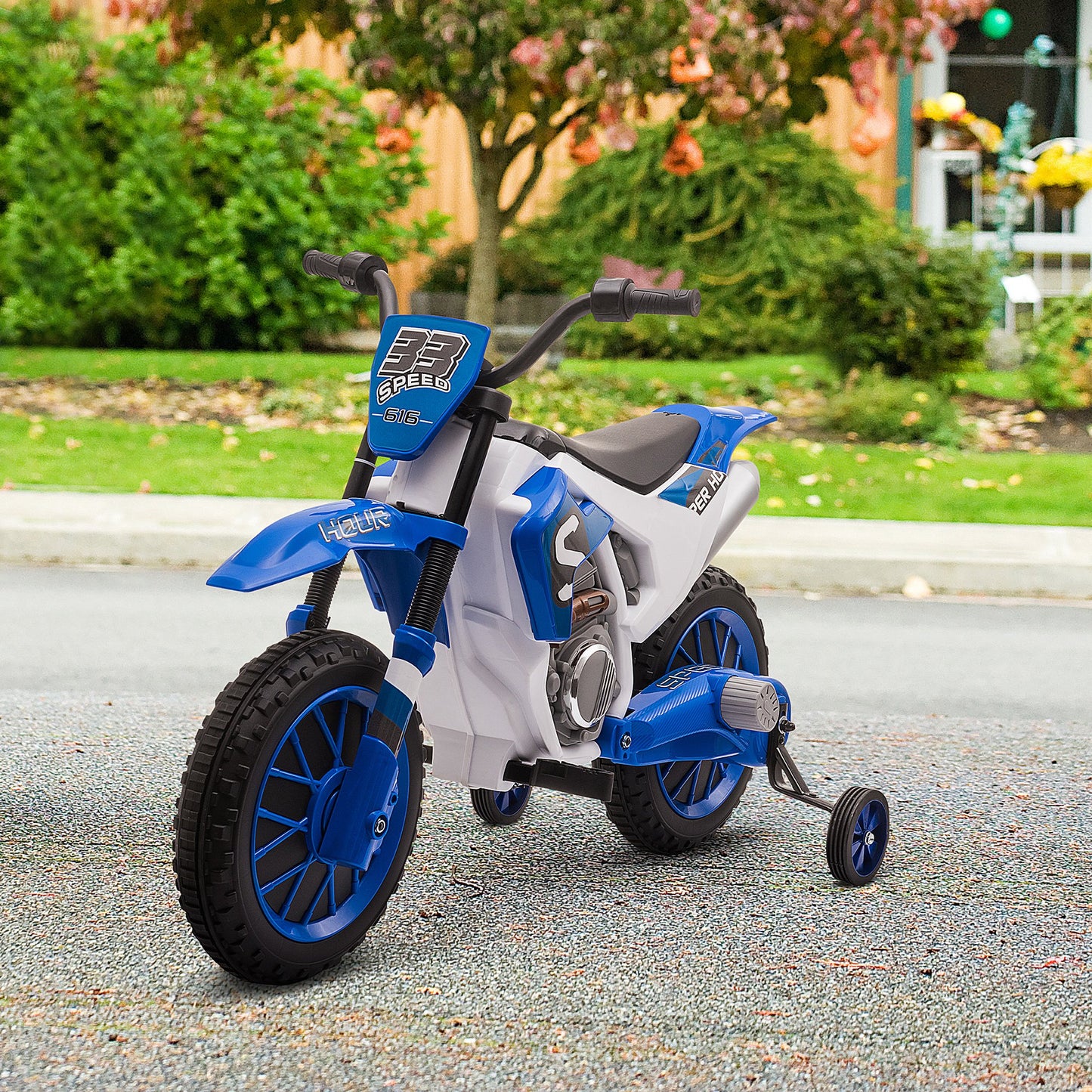 Moto électrique enfant 12V roues amovibles