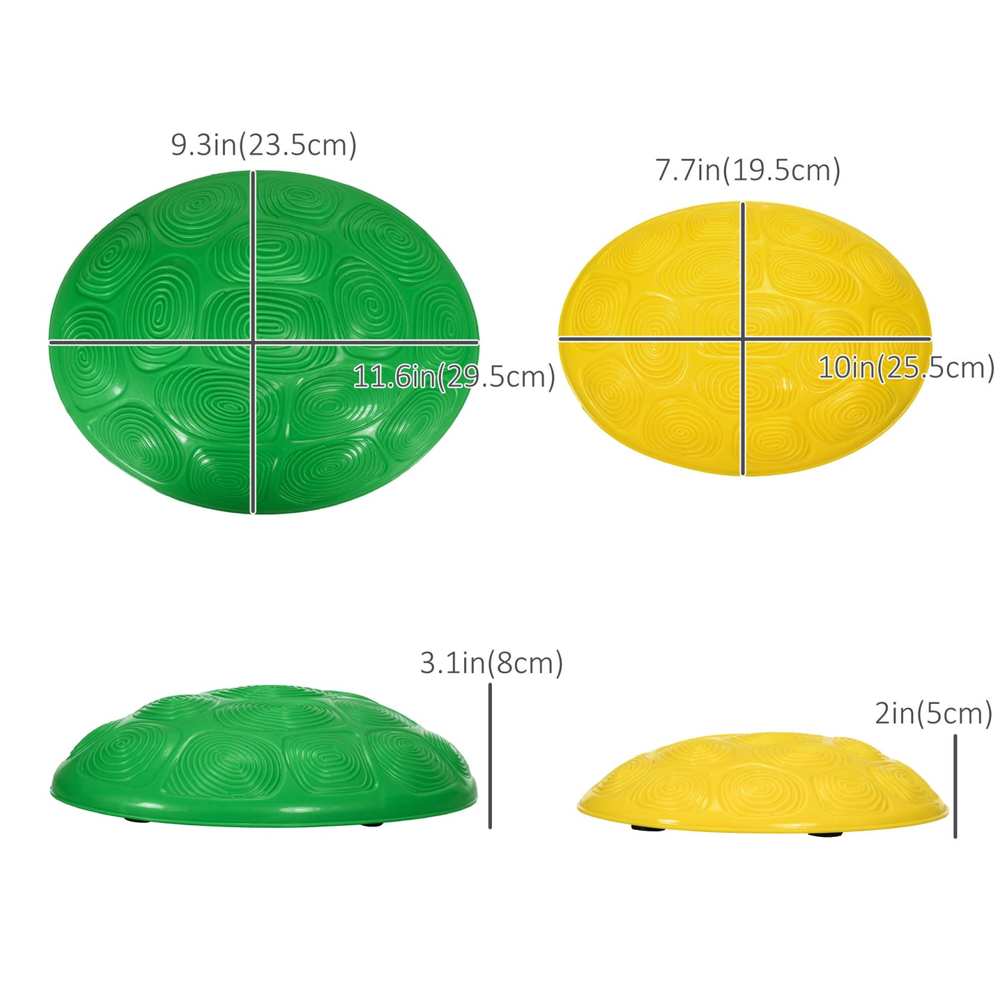 Pierres d'équilibre pour enfants 12 pièces design tortue