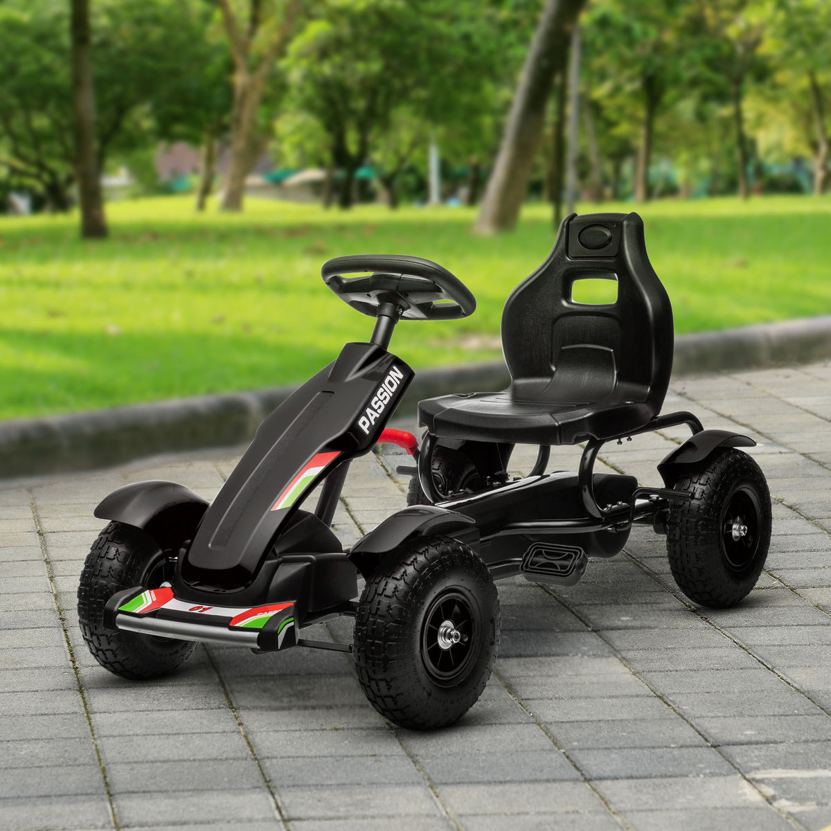 Kart à pédales pour enfants avec freins
