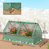 Jardinière surélevée 2-en-1 avec mini-serre