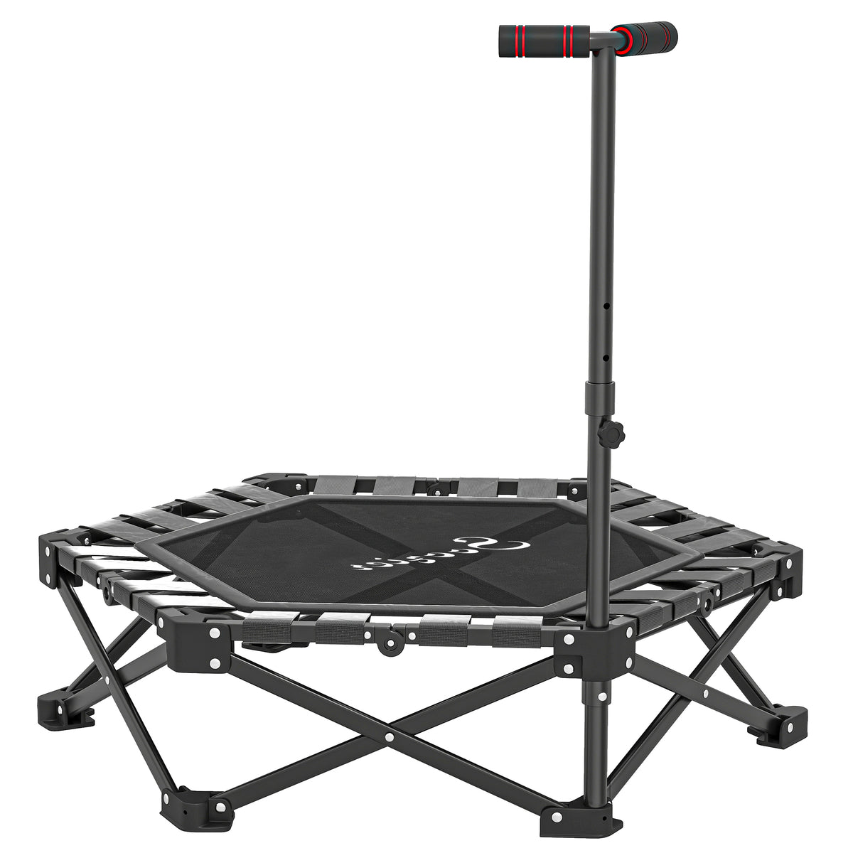 Mini trampoline pliante d'entraînement avec poignée