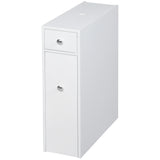 Armoire toilette étroite avec tiroirs rangement caché