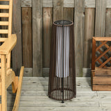 Woven Solar Lamp - Self-Contained LED Outdoor Patio Lighting IP44