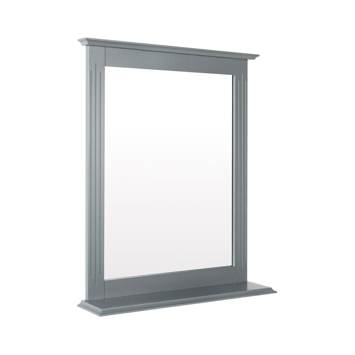 Miroir de vanité mural polyvalent avec tablettes
