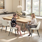 Ensemble 4 chaises de salle à manger velours