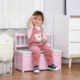 Coffre à jouets avec banc de rangement