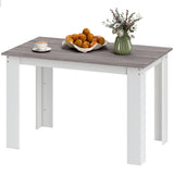 Table à manger 119 cm bois ingénierie 4-6 personnes