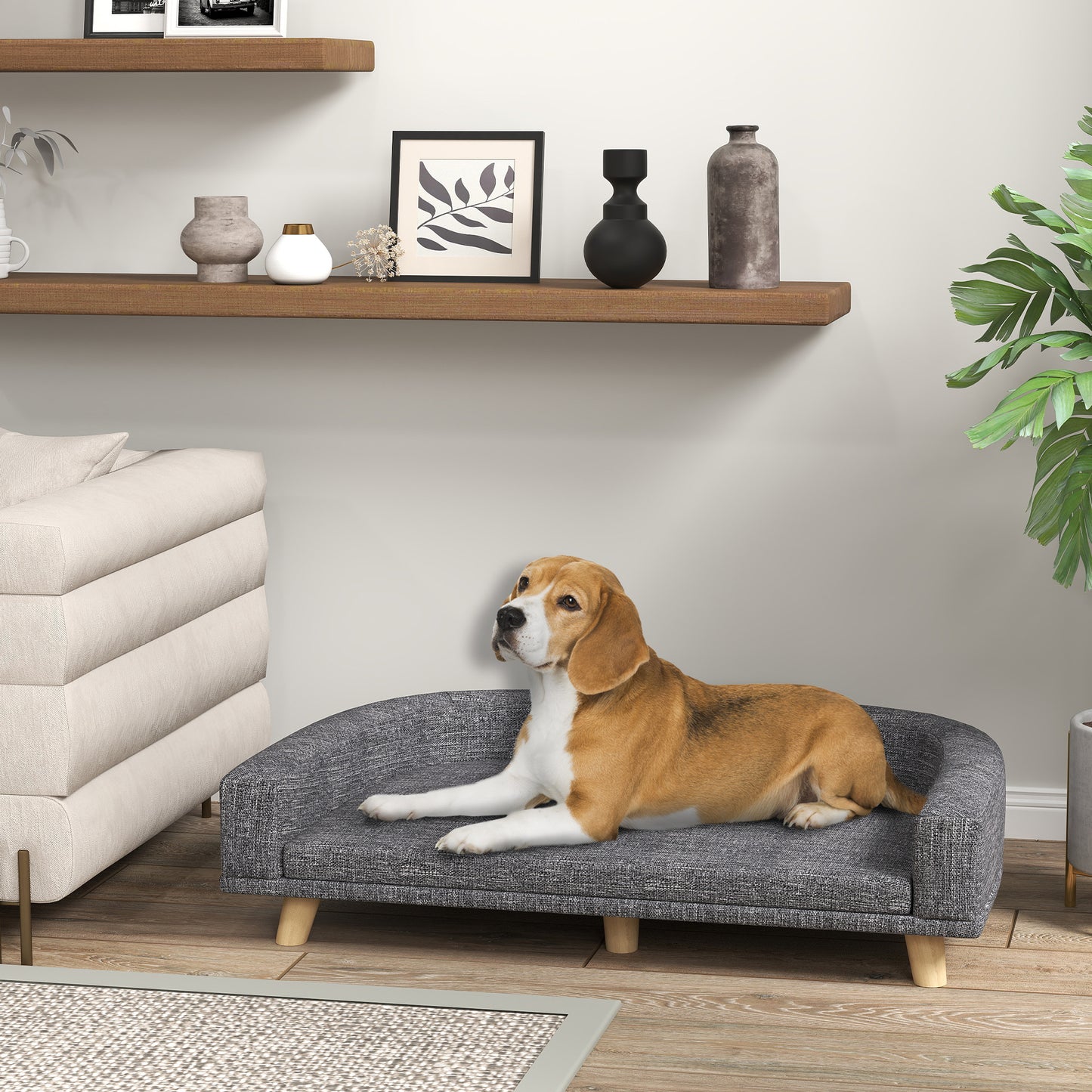 Canapé pour chien grande taille housse lavable