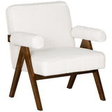 Fauteuil accent velours côtelé coussin épais