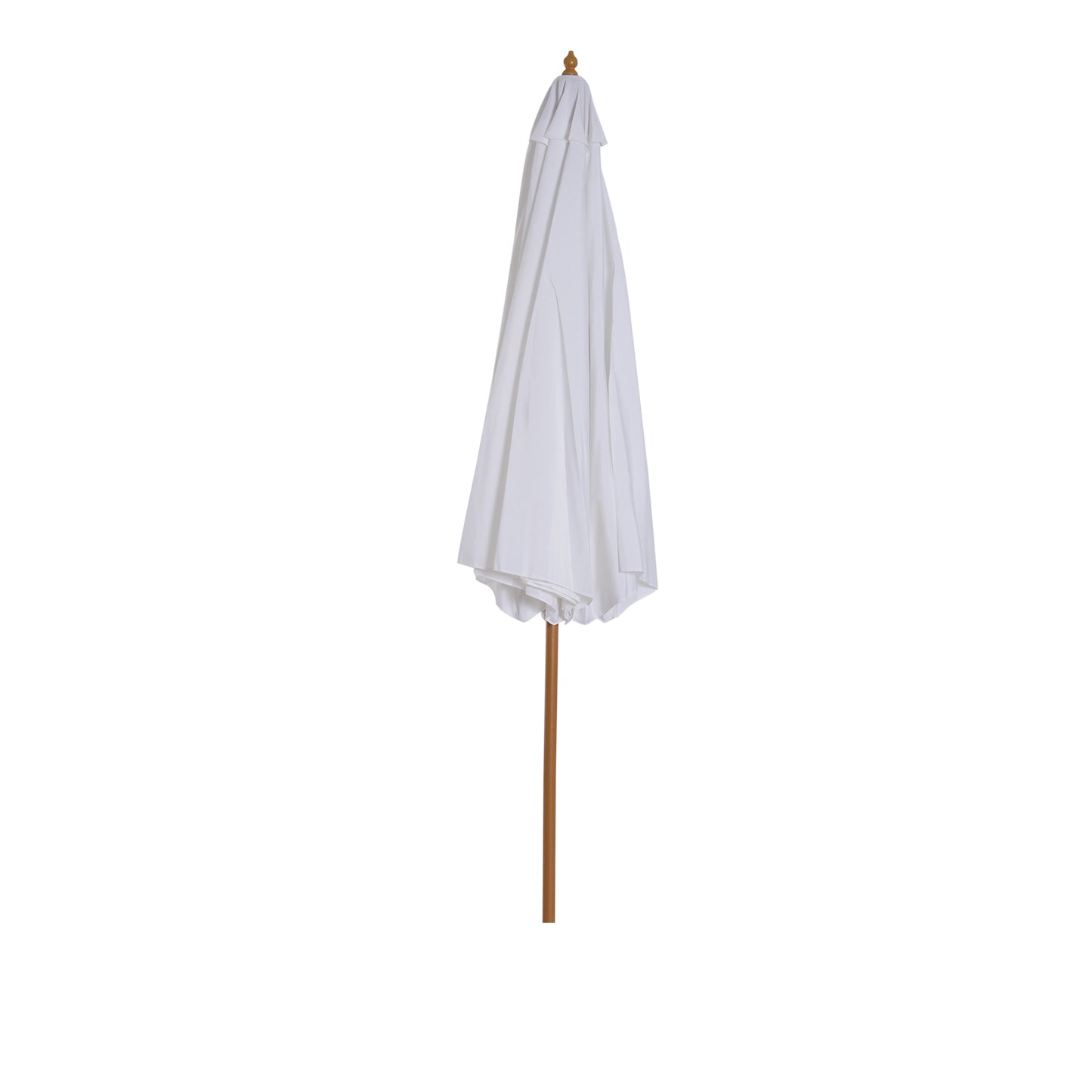 Parasol de marché rond bambou 305 cm