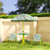 Ensemble table de pique-nique et chaises pour enfants — Lot de 4