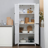 Armoire-garde-manger haute style grange 4 portes