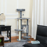 Arbre à chat multiétage avec condo et griffoirs
