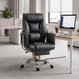 Chaise de bureau ergonomique inclinable avec repose-pieds