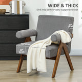 Fauteuil accent velours côtelé coussin épais