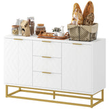 Meuble de rangement 120 cm avec portes et tiroirs