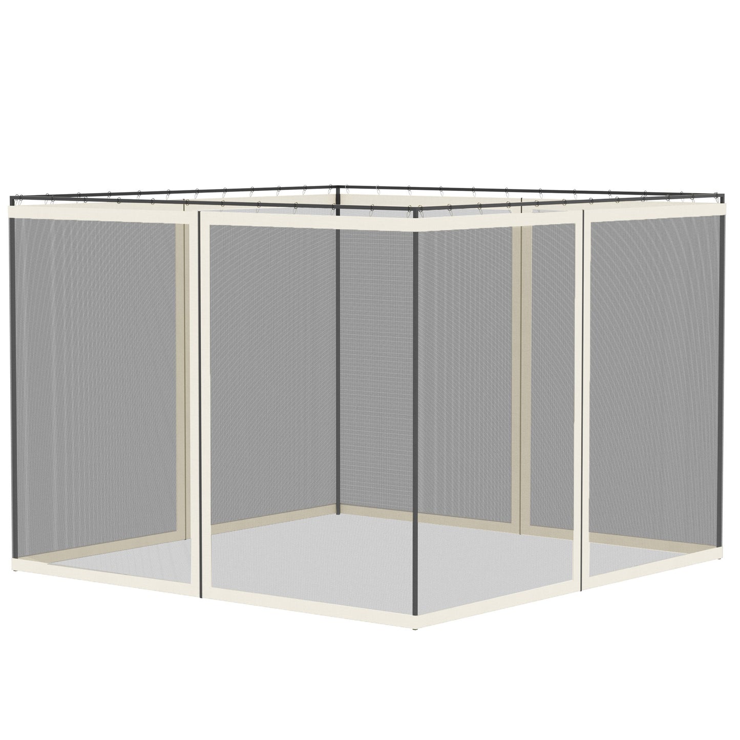 Moustiquaire de remplacement pour gazebo 3 x 3,6 m