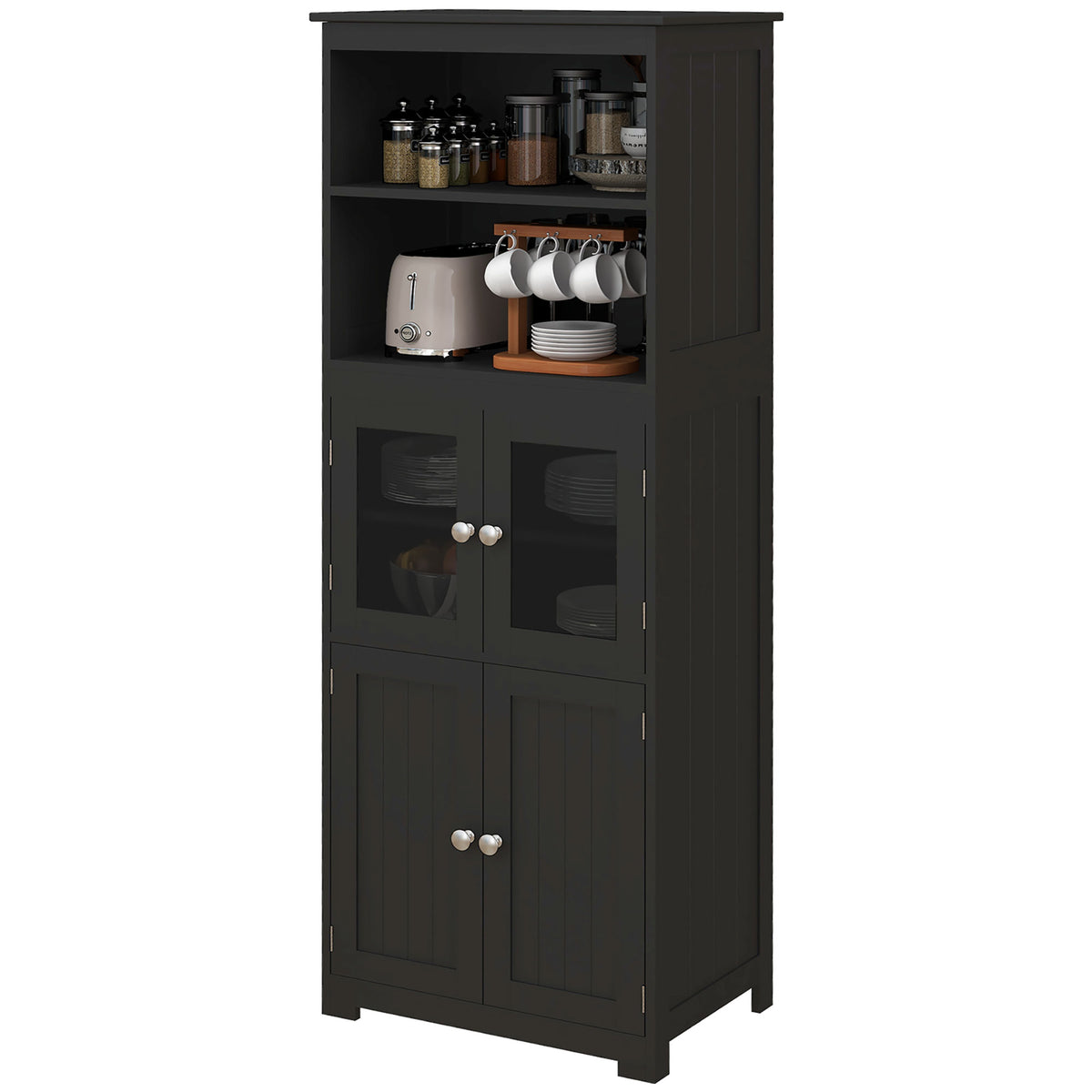 Cabinet de cuisine avec buffet et huche